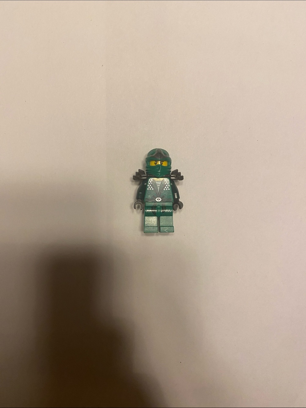 Lego Green Ninja Minifigure with Yellow Visor